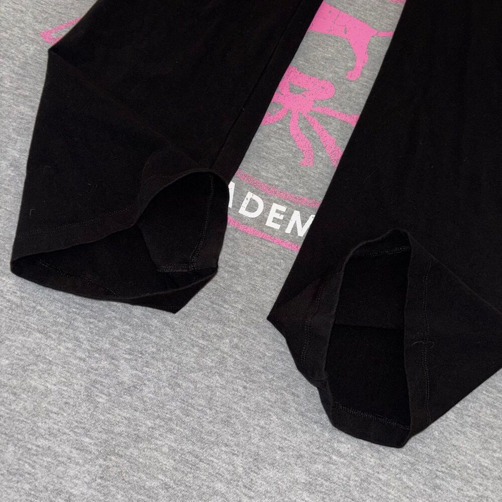 Victoria’s Secret Pink & Gray Zebra Tiger Stripe Foldover Flare Leggings Small - Picture 11 of 12